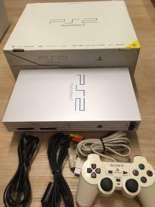 Sony PlayStation 2 Console SCPH-50000PW Perl White Color with BOX