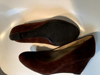 Bandolino Size 7 Brown suede wedge — photo 8