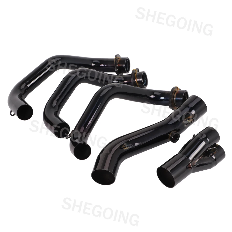 Tubo de escape de enlace delantero para motocicleta Yamaha MT09 FZ09 XSR900 FJ09 2014-2020 Foto 2 de 4