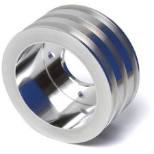 Big Block Ford Crankshaft Pulley 429 460 3v Crank Bbf Billet Aluminum Ac Air