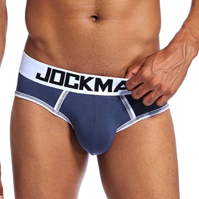 JOCKMAIL Sexy Men's Open Butt Briefs Underwear Jockstrap Thongs Lingerie Panties