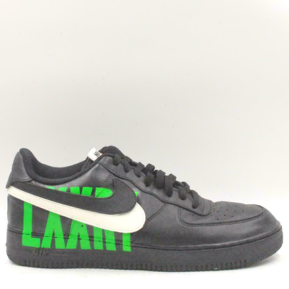 black af1 with white swoosh