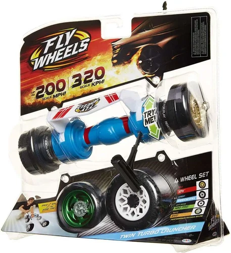 Fly Wheels Series 1 Twin Turbo Street Launcher and Wheel Blue Performance Toy