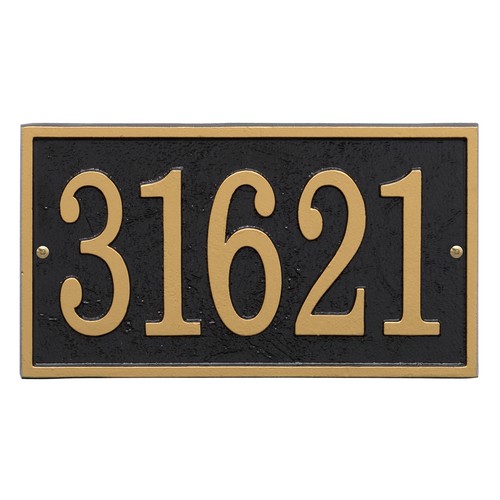 Rectangle Cast Address Plaque, Ships in 4 days! - Picture 4 of 5