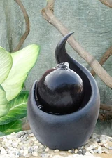 Fountain-Zen W/Ball Home Decor Water Fountain Tabletop Fountain