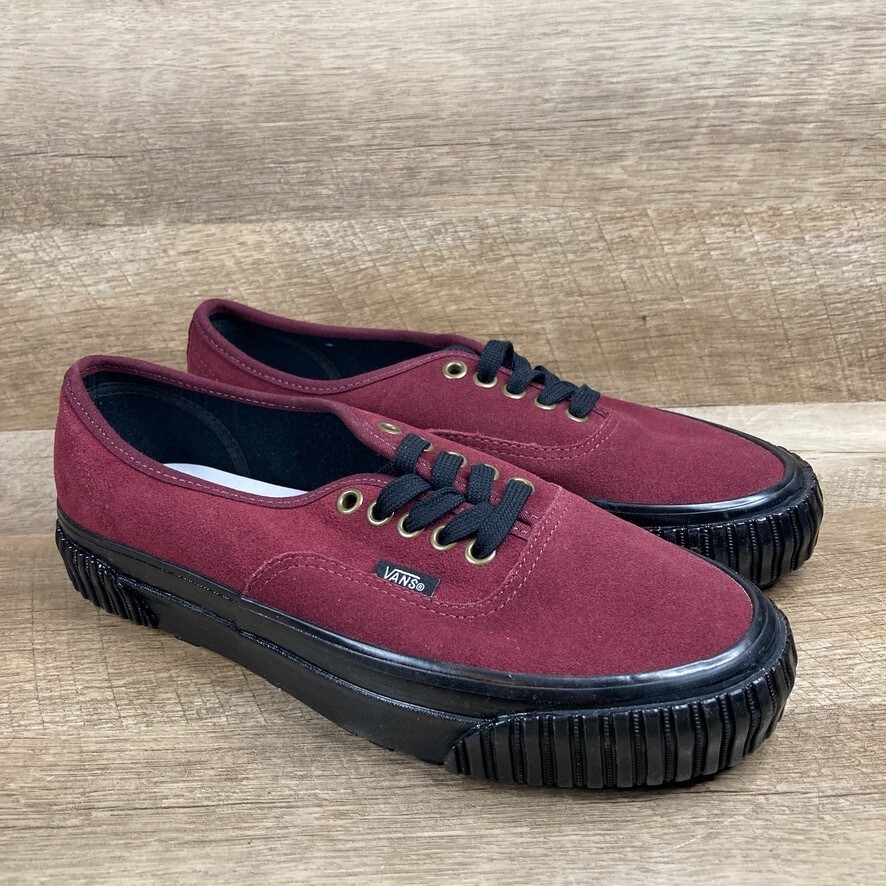 関税込☆VANS☆Anaheim Vintage Leather Authentic 44★21.5-30 VANS Authentic 44 L Anaheim Factory OG Suede Port Wine