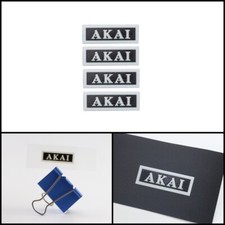Akai Speaker logo badge Sticker Decal waterproof 34mm 1.33" X11mm 0.59" 