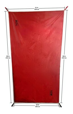 2P Tent Ground Tarp/Footprint - Ultra Lightweight 20D Ripstop Silicon Nylon