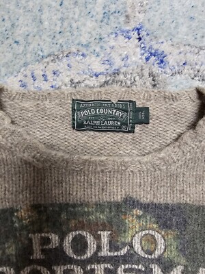 Vintage Polo Country Ralph Lauren Sportsman 100% Wool Knit Vintage Polo Country Ralph Lauren Sportsman 100% Wool Knit
