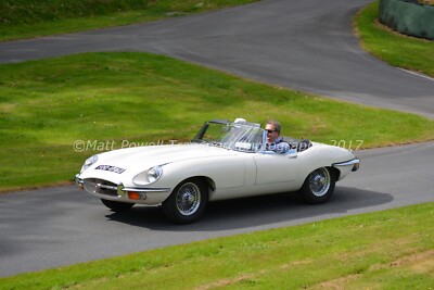 Car Photo 12x8 - Jaguar E Type DHC - YDD 176J