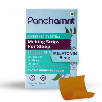Panchamrit Strips For Slep Berry Flavour - 30 Strips