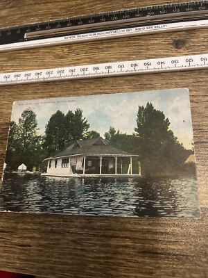 LAKE WASHINGTON, BOOTSHAUS - 1908 - AH Co Postkarten