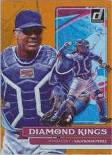 Salvador Perez 2022 Panini Donruss Orange Diamond Kings #9 Kansas City Royals
