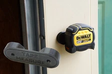 Magnetic Wall Mount Holder for Tape Measure (Fits Stanley, Dewalt, & more)
