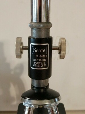 1950's-60's Sears Microscope Zoom 110 x 200 x 300 | eBay