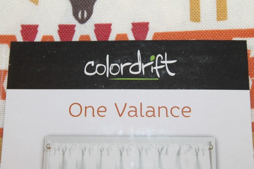 Colordrift Ranchero Fenster Volant 60x14 rost orange braun neu im Karton - Bild 3 von 8