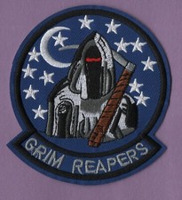 GRIM REAPER PATCH 2A HORROR Gore SKULL cult MACABRE death CREEPY R.I.P. 13