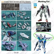 for HG 1/144 Dagger L Windam AW9 Madworks Details Part Etched Sheet Decal S-026