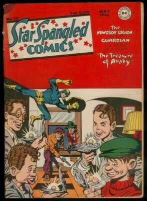 DC Comics STAR SPANGLED Comics #56 Newsboy Legion Guardian Robot Man GD+ 2.5