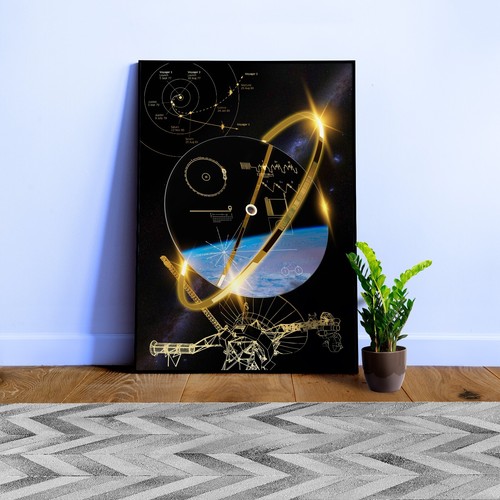 NASA Voyager 1 Golden Record — Póster espacial, impresión científica, arte espacial - Imagen 3 de 12