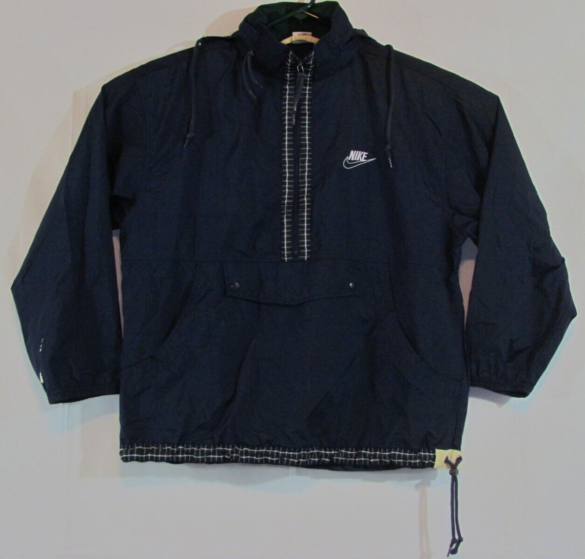 Nike Windbreaker 90's Vintage Nylon Womens Jacket Sz 14 Blue