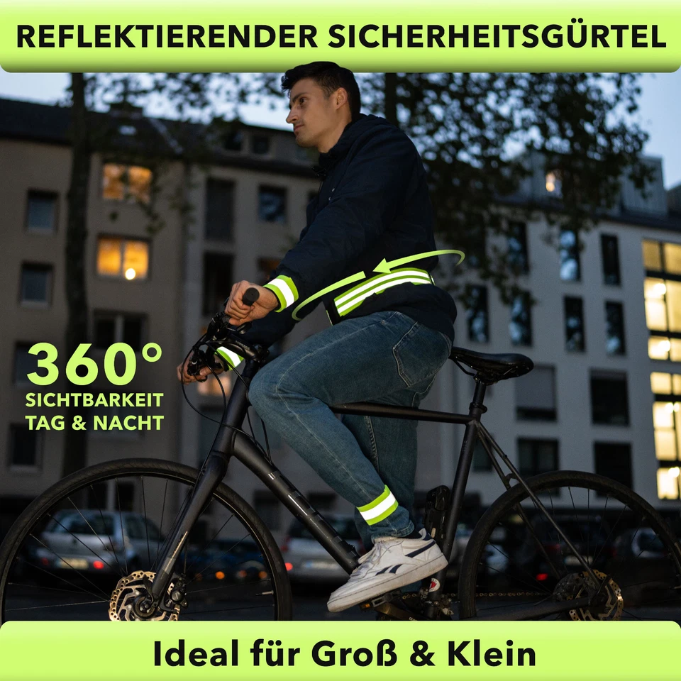 Avana Reflector Cinturón Reflectante - Amarillo - Imagen 2 de 4