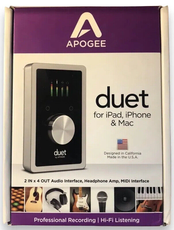 Apogee Duet 2 USB Audio Interface for Mac & iOS w/ Breakout