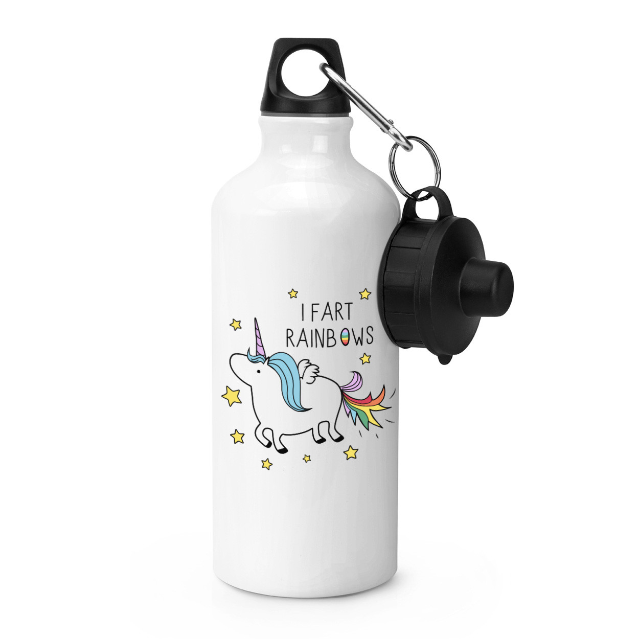 Unicorn I Fart Rainbows Sports Drinks Water Bottle