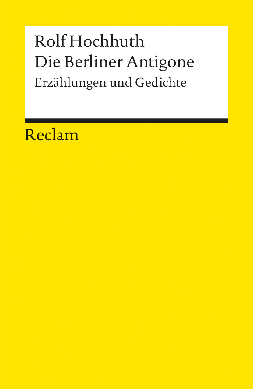 Thumbnail - Rolf Hochhuth / Die Berliner Antigone