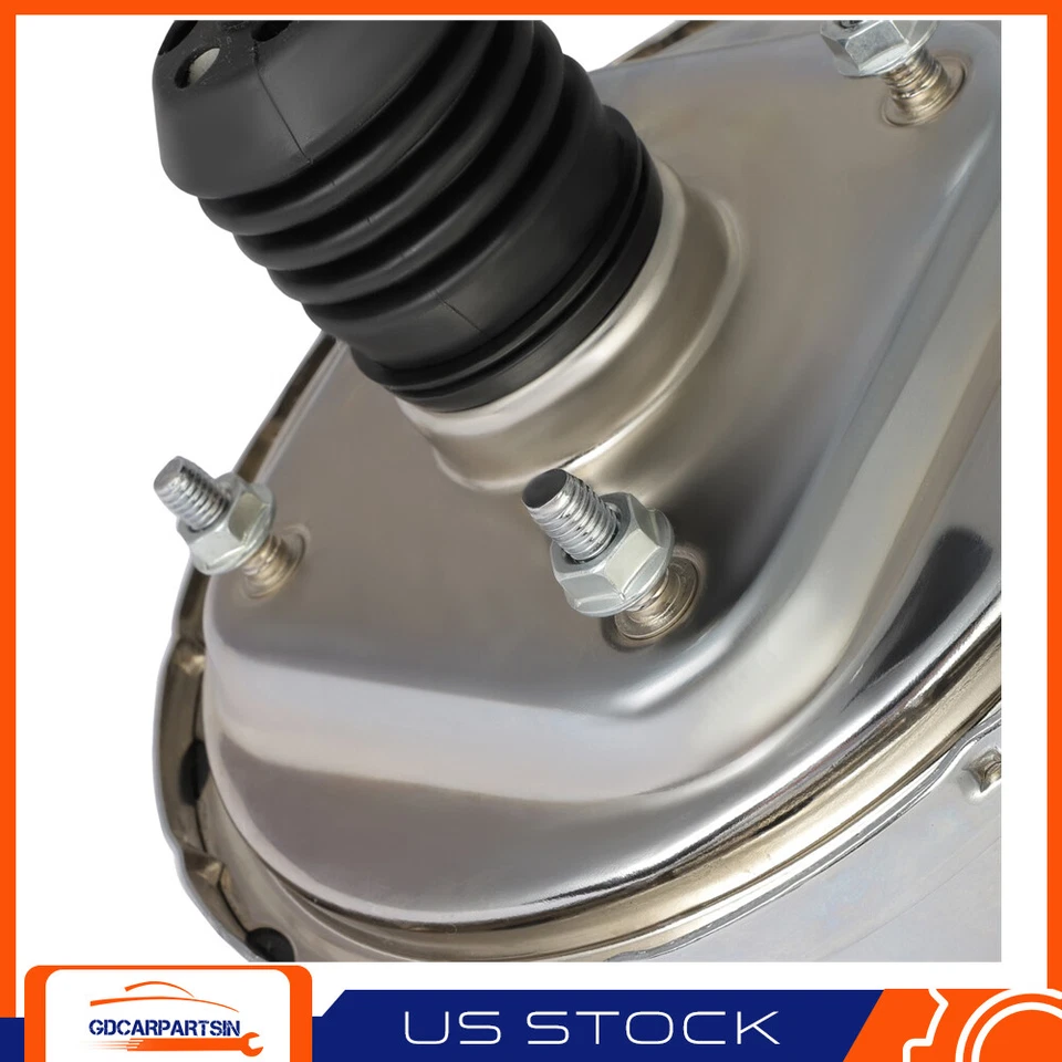 Para Chevy GM Universal 8" Doble Diafragma Cromo Potencia Freno Booster Street Rod Foto 4 de 4
