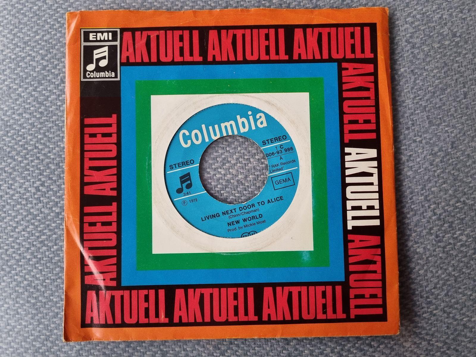 7"" Single New World - Living next door to Alice Vinyl Germany/ OV Smokie