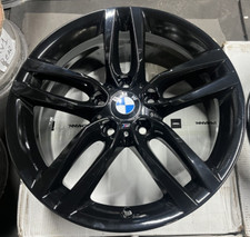Genuine BMW 461M 18" Front Alloy Wheel Gloss Black F20 "REFURBISHED" 7852489