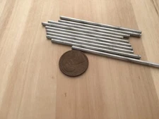 10 pieces bar rod 60mm x 2.5mm Gear Wheel axle Car Motor Gearbox Shaft metal C37