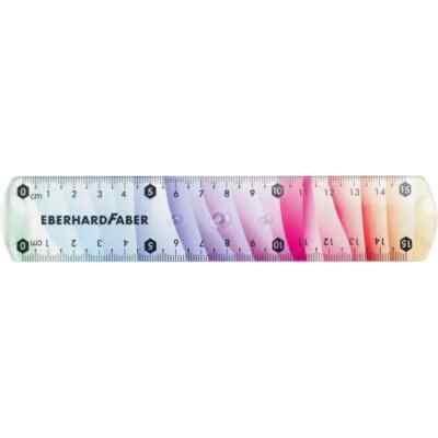 Eberhard Faber 570011 Lineal Rainbow 15 cm flexibel