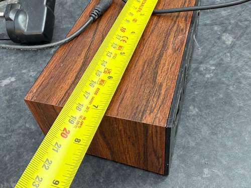 VINTAGE MEYER EINBRECHER SICHERHEITSALARMANLAGE HOLZOPTIK GEHÄUSE MIT STECKER 12V - Bild 4 von 6