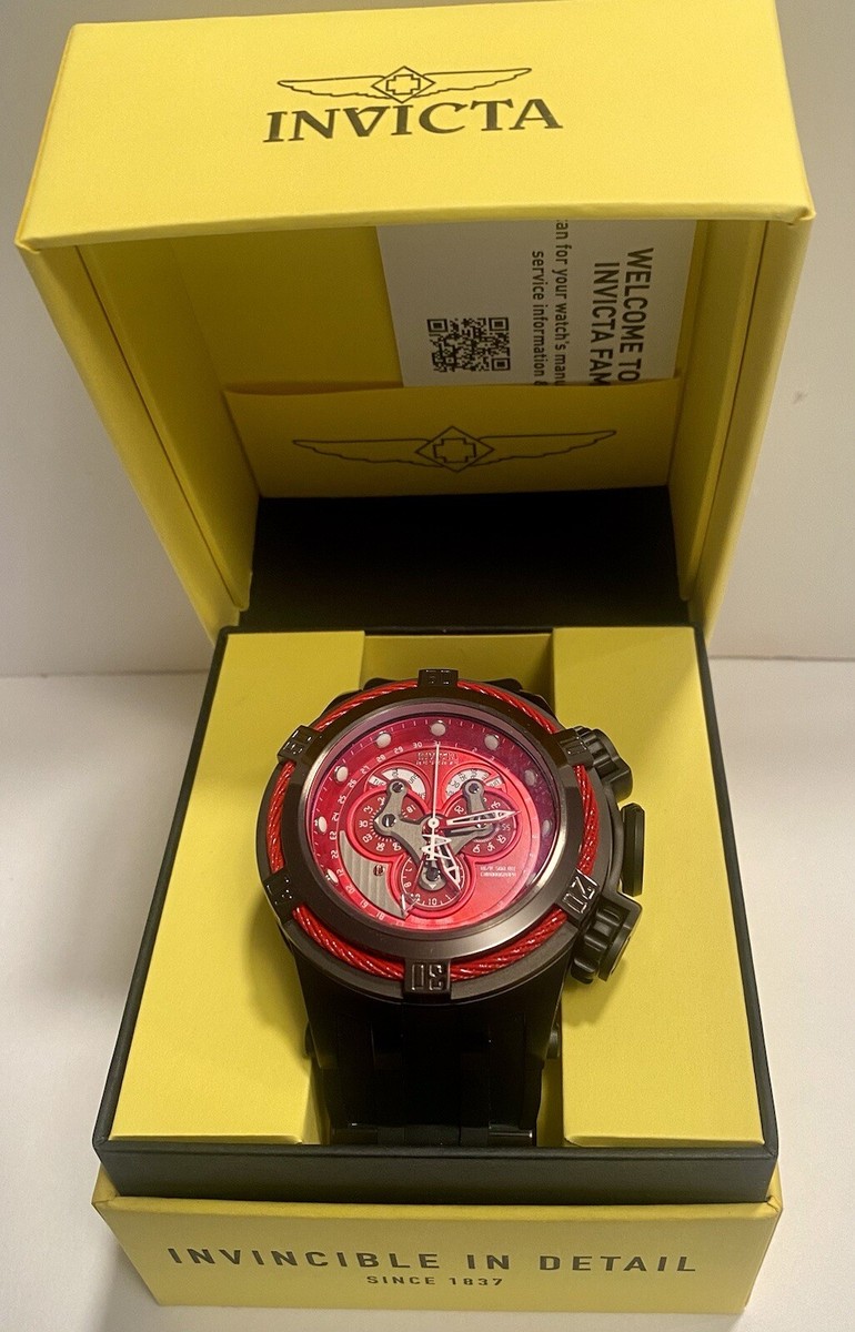 54mm MASTER CALENDAR Red/Black BOLT ZEUZ Swiss 5040.F Chrono 54mm MASTER CALENDAR Red/Black BOLT ZEUZ Swiss 5040.F Chrono