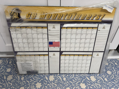 App State Appalachian State University Dry Erase Board New Dorm Office College