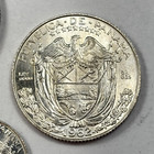 1962 Panama Silver Balboa Medio 1/2 Cuarto 1/4 Decimo 1/10 Republic (3 Coin Set) — photo 7