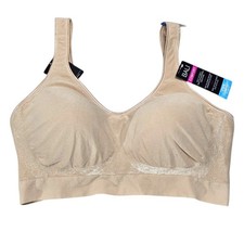 Bali Comfort Revolution Wireless Bra Nude DF3488 XL Cool Comfort Smoothing