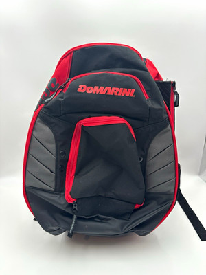 DeMarini Voodoo OG Baseball/Softball Backpack 20L Black/Red/Gray