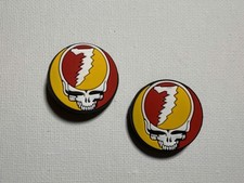 Grateful Dead For Crocs Shoe Charms Jibbitz - 2 Pieces