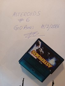 ASTEROIDS for Vectrex &ndash; Rare Stand-Alone Cartridge &ndash; Limited Edition #6 