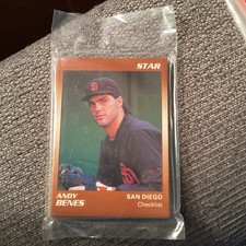 Andy Benes GLOSSY 1990 Star 11-card Limited Print of 250. Numbered and Sealed. 