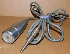 Vintage Silvertone Dynamic Bullet Microphone Mic