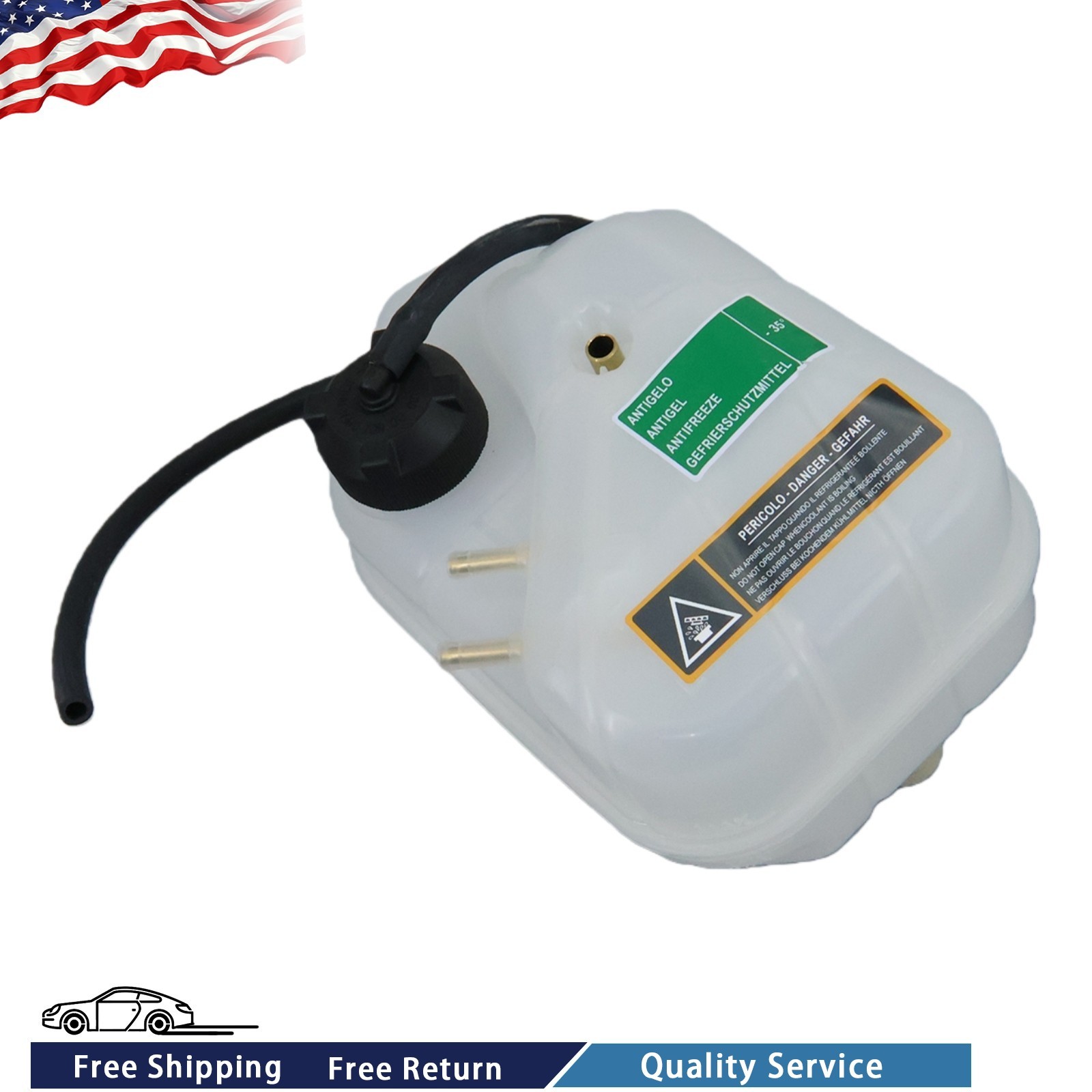 Coolant Expansion Tank Fits Maserati GranTurismo Quattroporte GranCabrio 296547