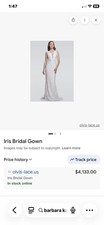 Barbara Kavchok Wedding Dress iris #468. Sample Sale