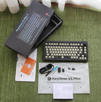 Keychron V1 Max Knob V1M-D4 US Wireless Banana Switch Mechanical Keyboard JUNK