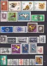 Pologne Lot timbres oblitérés Y&T 1305, 1334, 1335, 1337, 1342, 1349, 1350, 1366