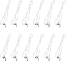 12PCS Ceiling Fan Pull Cord Extenders Light Switch Pull Chain String with Connec
