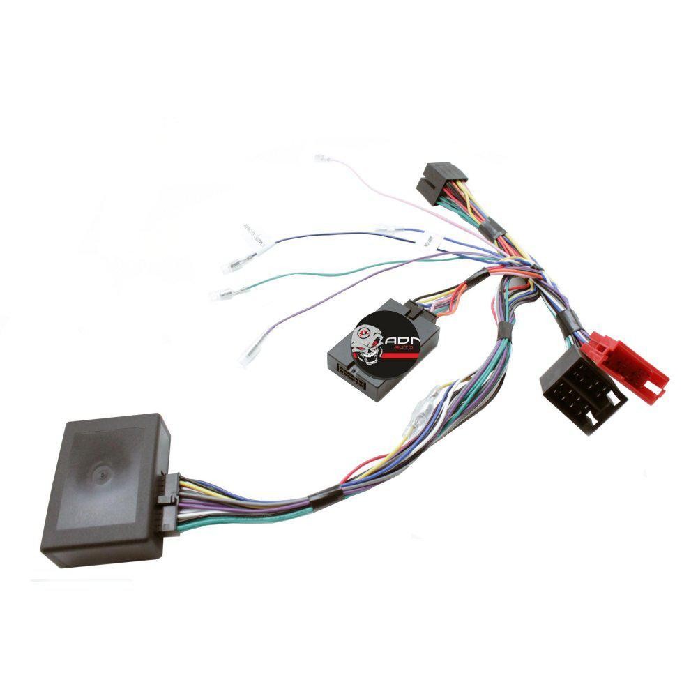 Interface commande au volant AD8J connecte autoradio sur Audi ISO